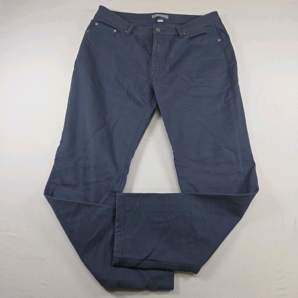 Ash and Erie Classic Blue Canvas Chino Pants Men 33x29